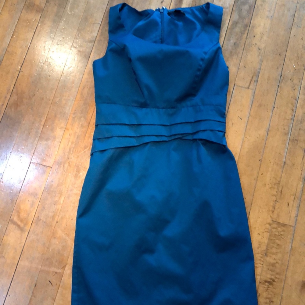 Banana republic teal dress.